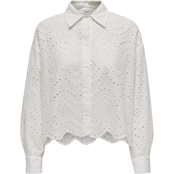 regular fit overhemdblouse van puur katoen model 'VALAIS'