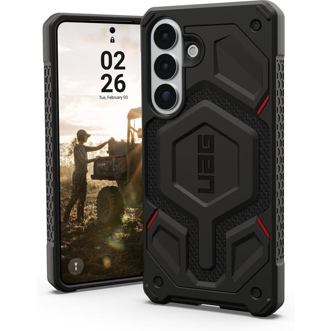 Urban Armor Gear Monarch Pro Case Samsung Galaxy S26+ Kevlar MagSafe compatible, Met magneetmodule