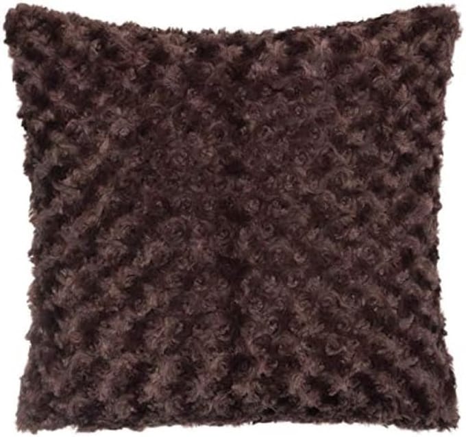 PromoHome Decoratief kussen imitatiebont vierkant 40x40 cm