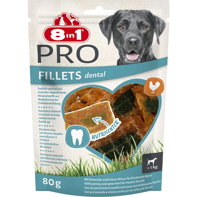 80 g 8in1 Fillets Pro Dental Hondensnack