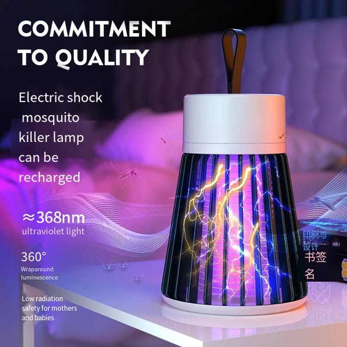 Muggen Zapper Lamp - Muggenlamp - Muggenvanger - Anti Muggen en vliegend ongedierte vanger.