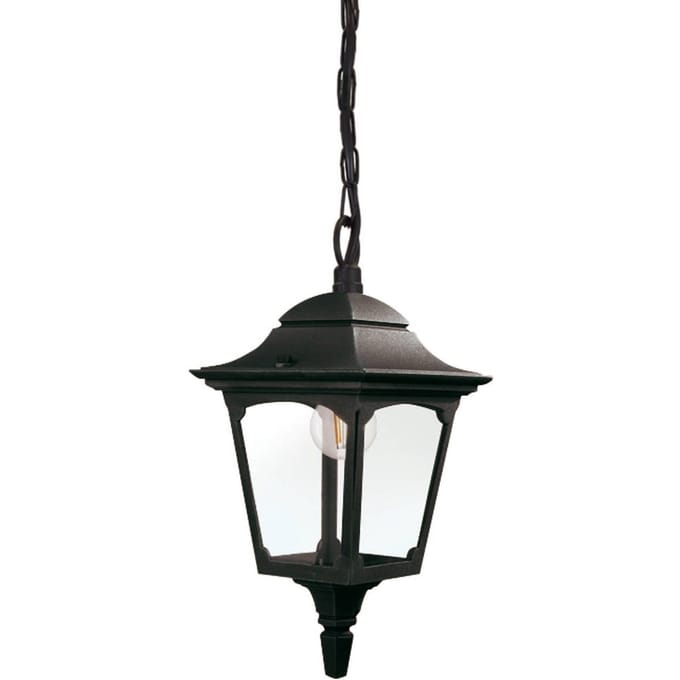 Elstead Lighting LED Buiten Hanglamp Chapel Mini | 1X E27 Max 60W | IP44 | Dimbaar | Black