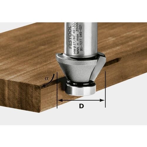 Festool HW 45°-OFK 500 Freesbit Fasefrees 45° 27,0mm - 490090