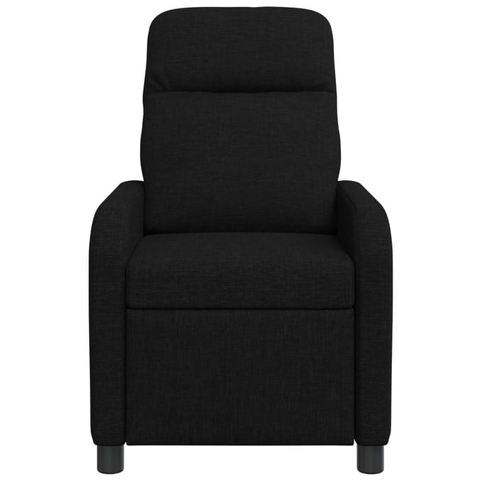 vidaXL - Recliner - Zwart - Stof