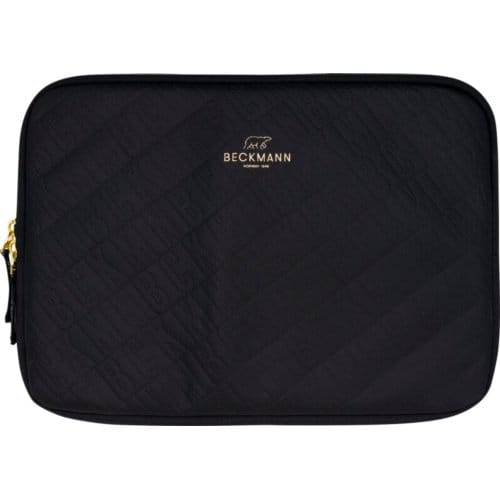 Laptophoes beckmann 24x34x2cm black gold 13inch