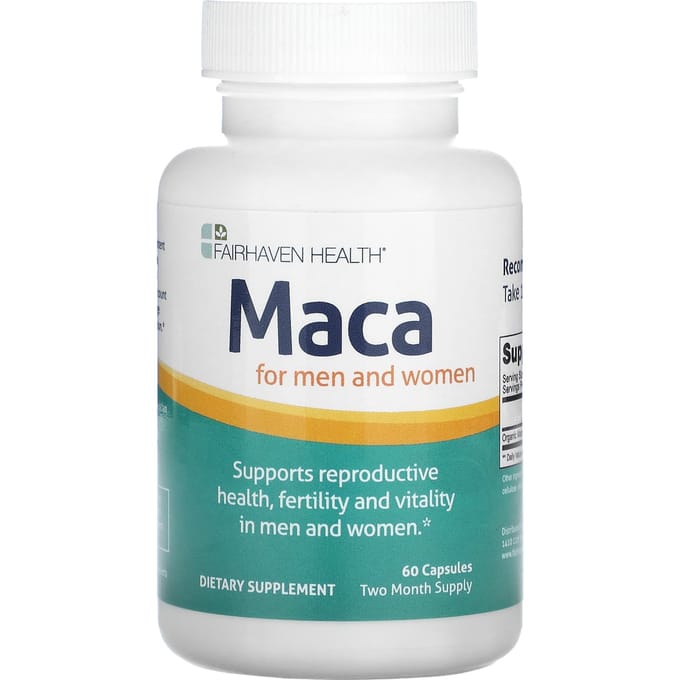 Fairhaven Health, Maca, 500 mg, 60 Capsules