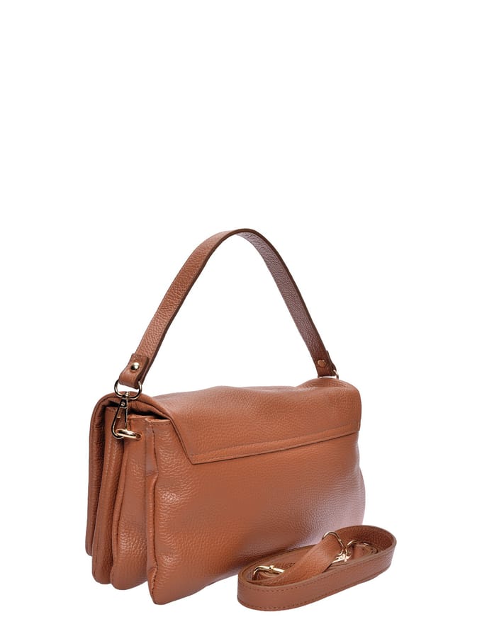 Isabella Rhea Brown Rundleer Tas