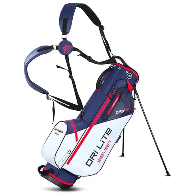Big Max Dri Lite Seven - Waterdichte Golftas - Standbag - Wit
