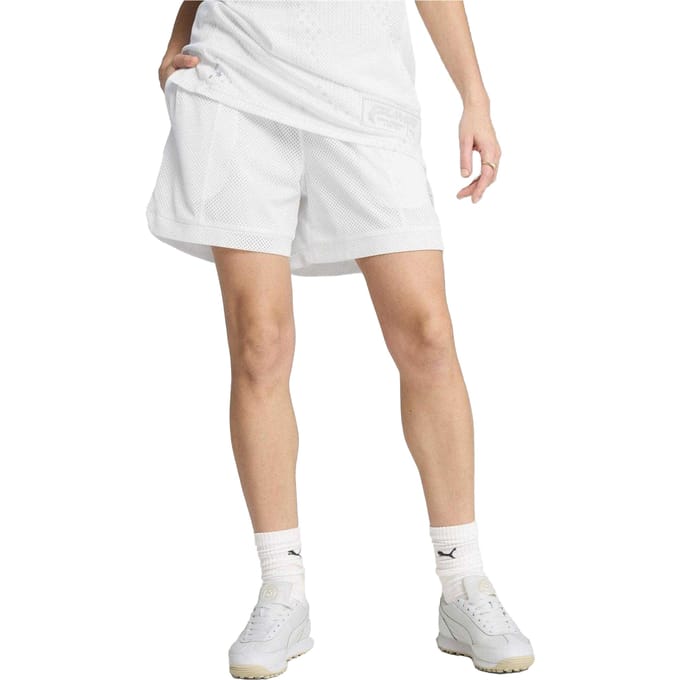 Puma Dames/Dames Jersey Sweat Shorts (Poema Wit)