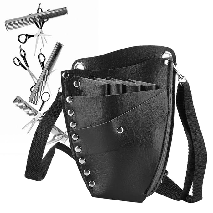 Multifunctionele Scharentas Haarclip Kam Kappersgereedschap Opberg Taille Tas gray