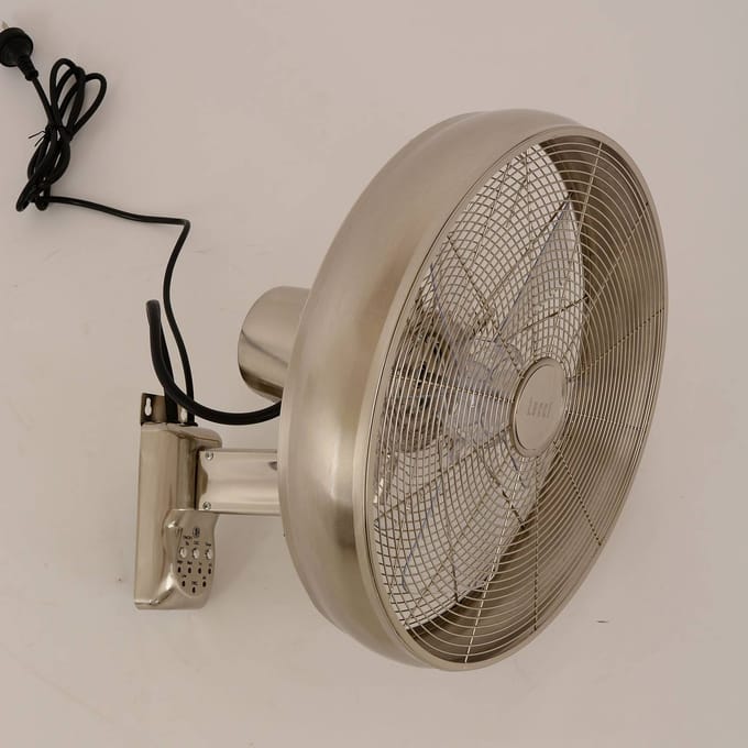 Beacon Lighting Beacon wandventilator Breeze chroomkleurig/transparant Ø 41 cm