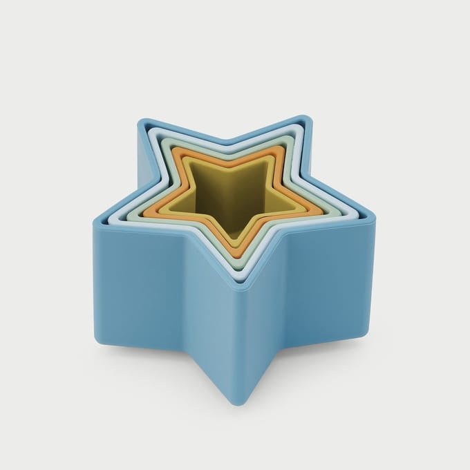 SiliSoft® Star Stapelbekers (Neutraal)