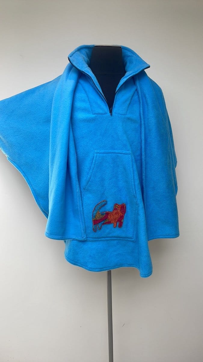 kinderponcho fleece