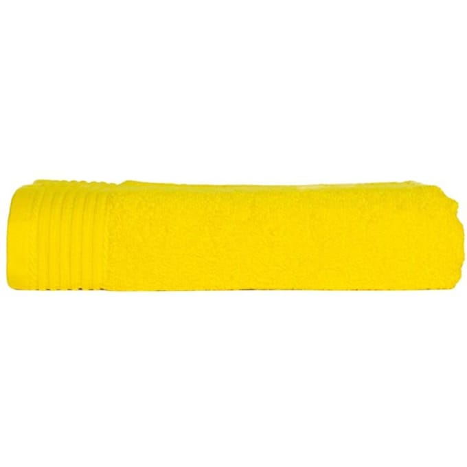 The One Towelling Klassieke badhanddoek (Geel)