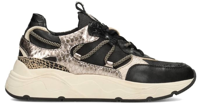 PS Poelman CIROP Dames Sneakers - Zwart - Maat 42