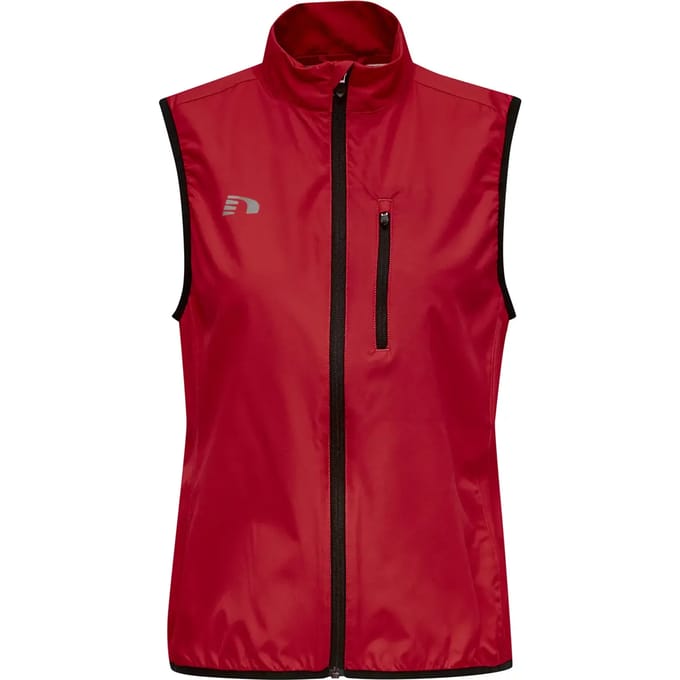 Newline Core Gilet Dames - sportjas - rood - maat S