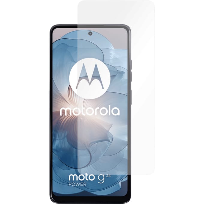 Just in Case Motorola Moto G04(s) / G24 (Power) Glazen Screenprotector Transparant