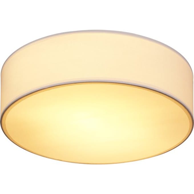 Monzana Plafondlamp 40W Rond - 38cm / Fitting E27 - Wit