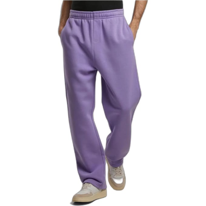 Urban Classics - Fluffy Heren joggingbroek - M - Lila