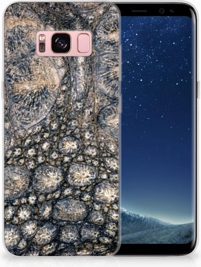 Samsung Galaxy S8 TPU Hoesje Krokodillenprint