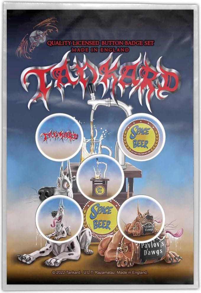 Tankard - Pavlov's Dawgs - Button 5-pack