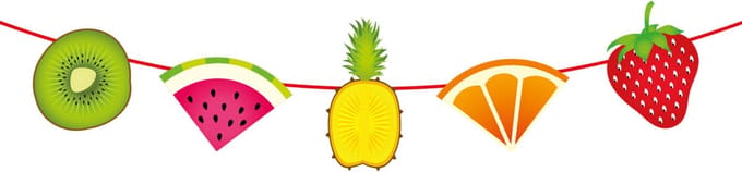 Folat - Slinger Tropisch fruit (6 meter)
