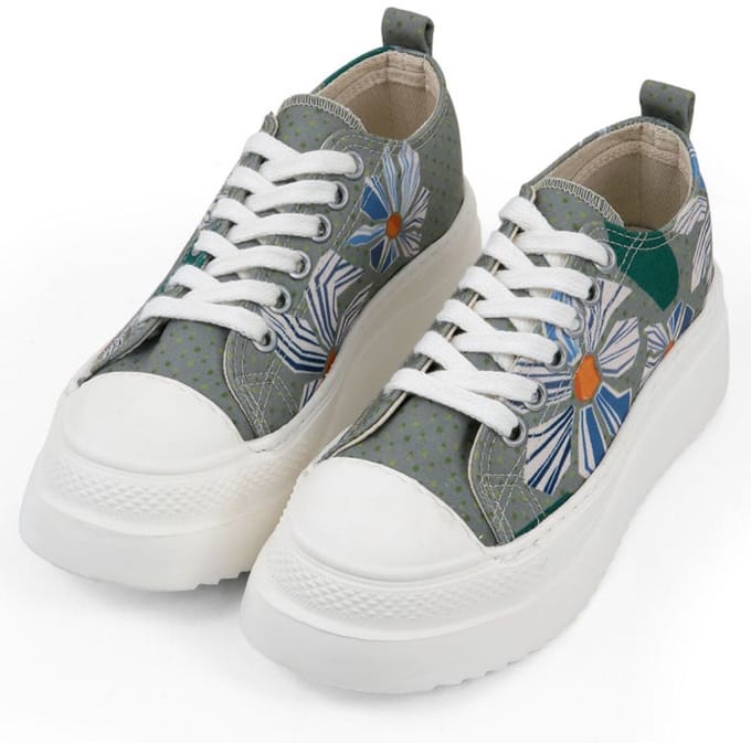 DOGO Dames Freya Sneakers - Origami Bloom 36