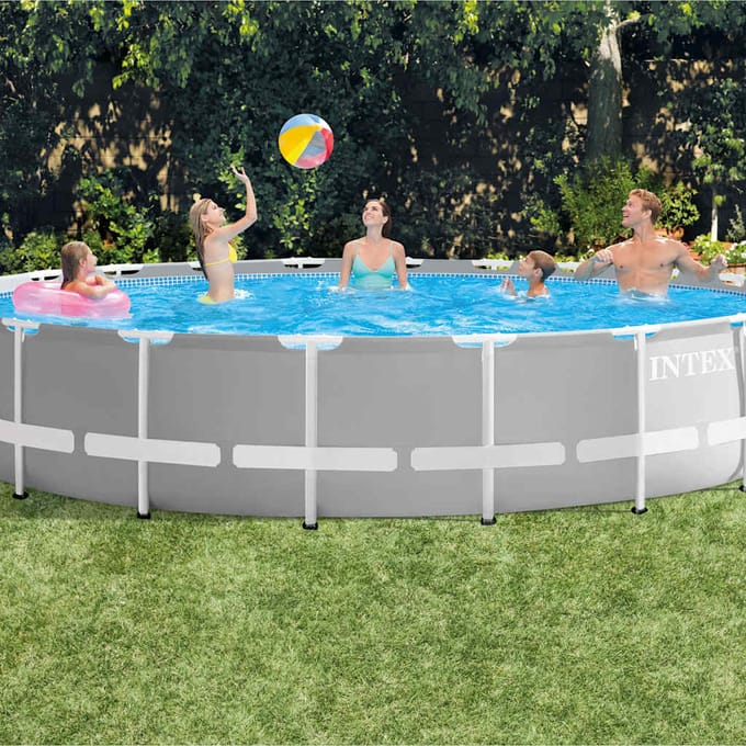 Intex Prism Frame™ Premium Pool - Opzetzwembad - Ø 610 x 132 cm met filterpomp