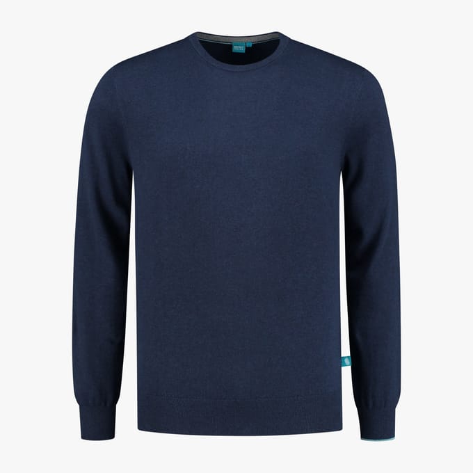 District Indigo Pullover Crewneck Navy Melange (7.21.500.550 - 010)