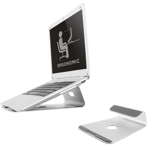 Neomounts NSLS025 laptop standaard - 10-17" - universeel - modern ontwerp - zilver