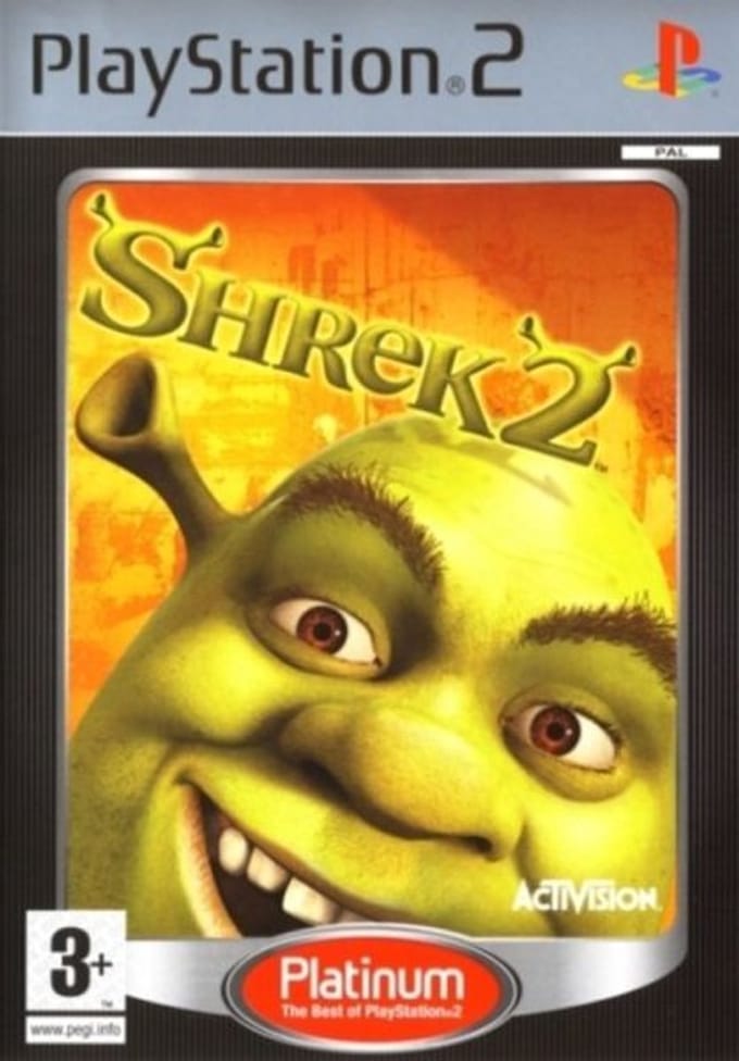 Shrek 2 platinum (ps2 used game)