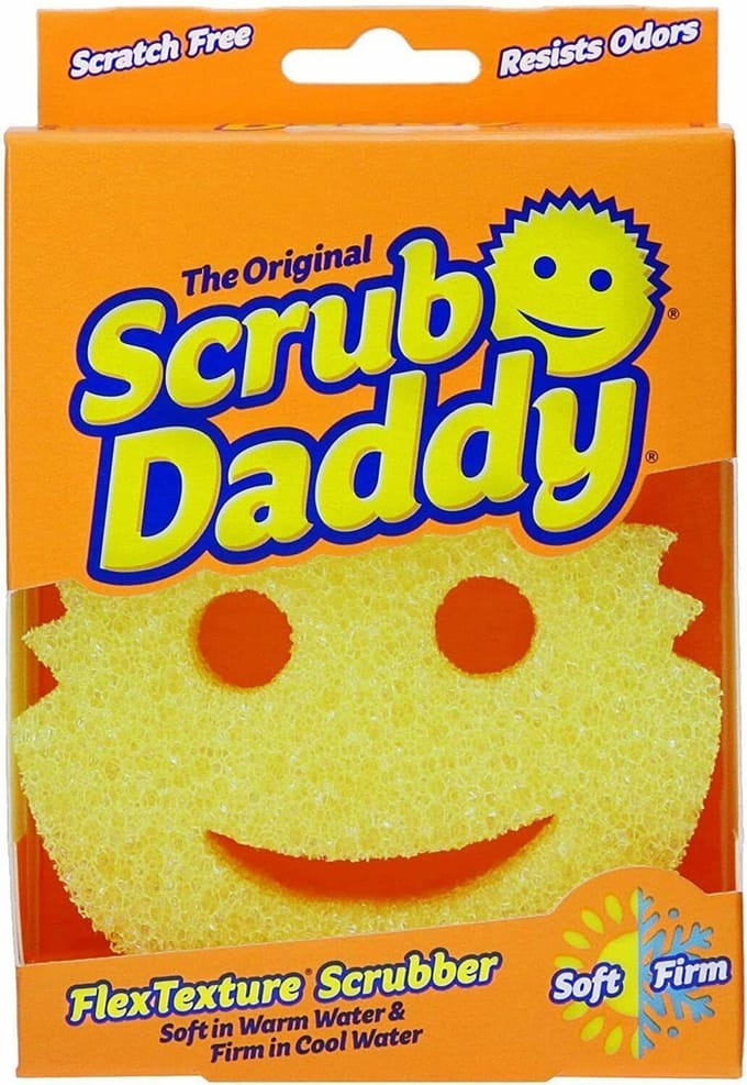 The orginal Scrub daddy | Schoonmaak spons | Geel | Kras vrij