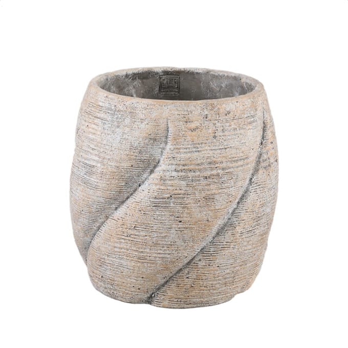 PTMD - Pot Evanthia - Taupe - 30x30x30cm