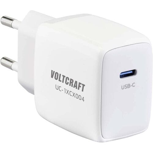 VOLTCRAFT UC-1XCX004 USB-oplader 20 W Binnen Uitgangsstroom (max.) 3 A 1 x 1x USB-C GaN