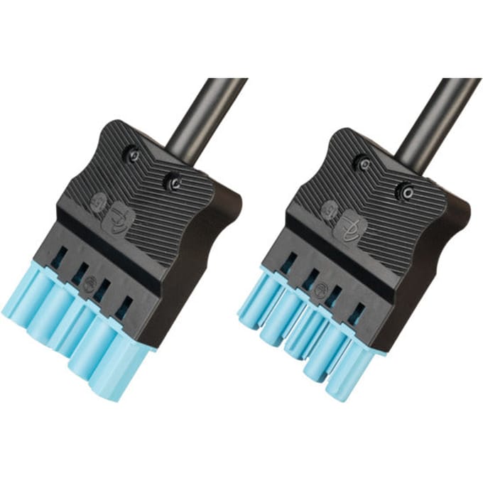 DALI 5-Pin Aansluitkabel 1.5mm² 3M Blauw - 9D47PM30