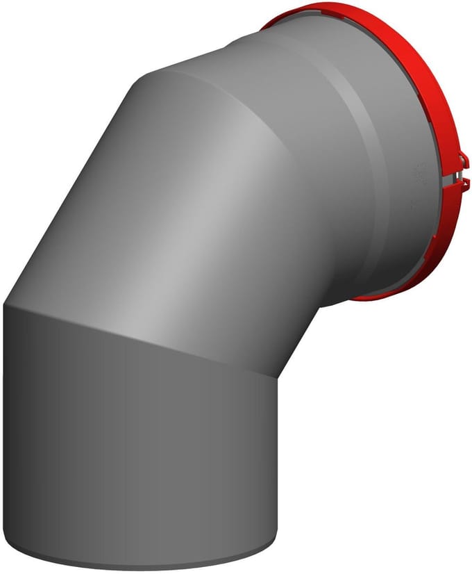 ATEC Bocht 87 Graden DN 250 enkelwandig, 9316