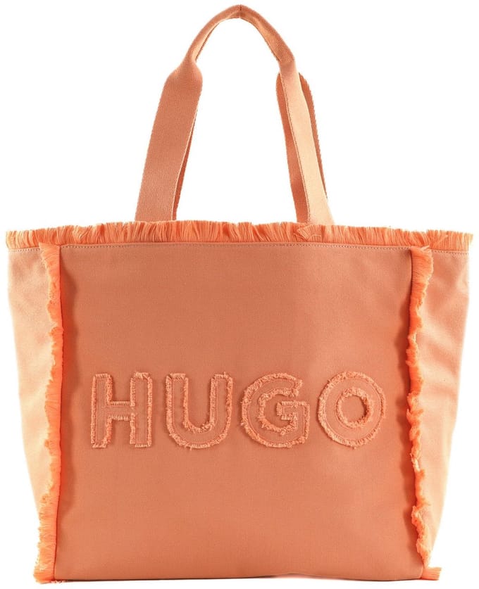 HUGO Schoudertas Shopper Becky Tote Apricot Abrikoos