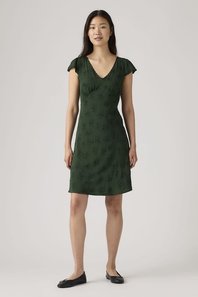 Levi's Ellory Dress Green Größe: S | Minikleider Outlet | Damen | Grün