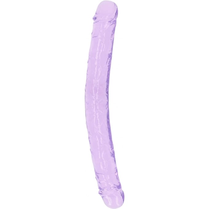 Shots - RealRock REA159PUR1 - Realistic Double Dong - 13'' / 34 cm - Purple