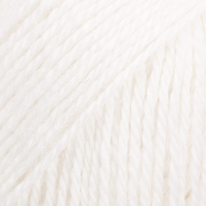 DROPS Alpaca Uni Colour - 101 wit - Wol Garen