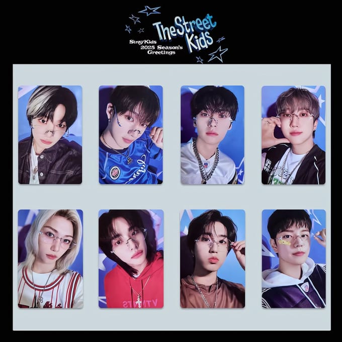 KPOP STRAY KIDS SKZ calender Photocard [Fotokaarten]