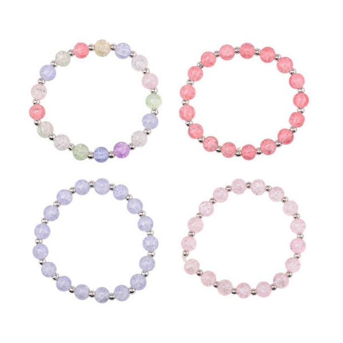 Johntoy Shimmering Bead Bracelet for Children (Assorted)