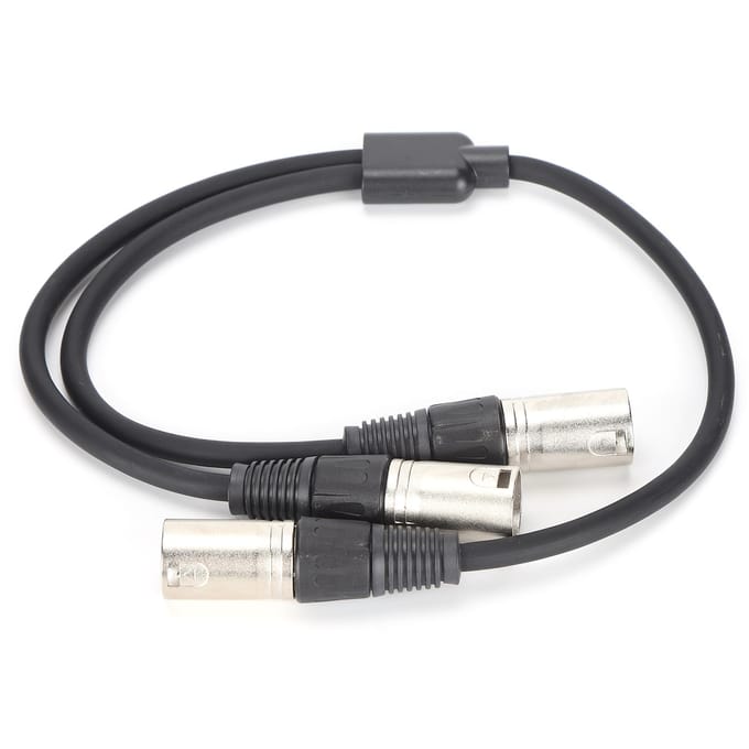 JORINDO JD60711 XLR Mannelijk naar Dubbel XLR Mannelijk Kabel Y-Type Splitter Microfoonkabel