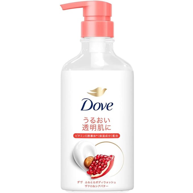 Dove Japan - Fluffy Body Wash Pomegranate & Shea Butter 450g