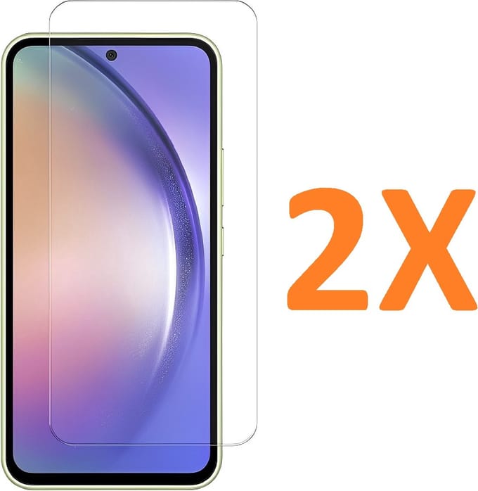 Screenprotector Glas - Tempered Glass Screen Protector Geschikt voor: Samsung Galaxy M52 - 2x
