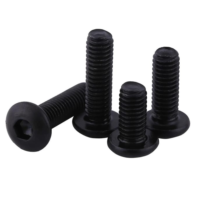 50 x Vis à tête bombée hexagonale en acier allié (M3*10mm) M3*10mm