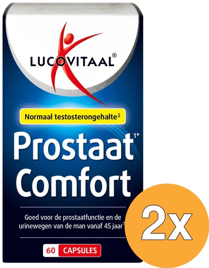 2x Lucovitaal Prostaat Comfort (60 capsules)