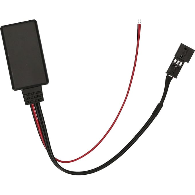 CD-wisselaar Achter 3-pins AUX-poort BT-module AUX-kabeladapter Vervanging voor BMW E39 E46 E53 X5 zwart