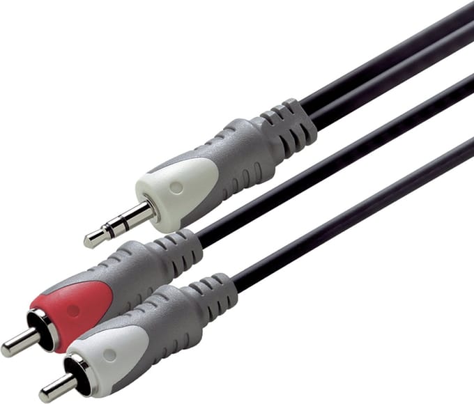 Scanpart mini Jack naar tulp kabel 1.5 meter - Jack 3.5 mm naar tulp - Audio kabel tulp naar Mini jack - Universeel