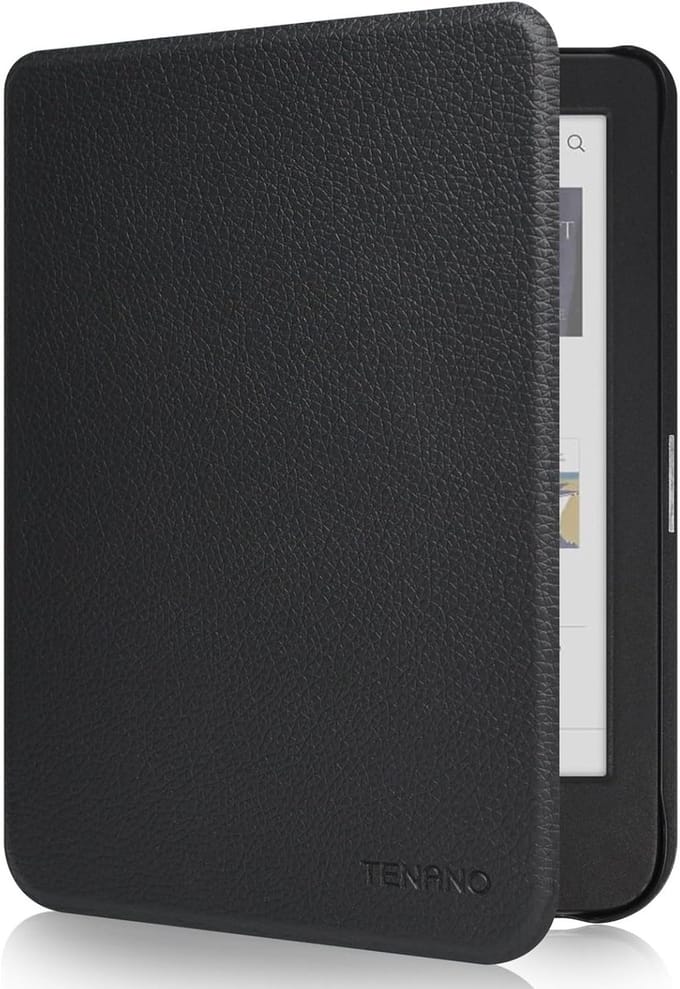 Slanke Beschermhoes voor 6 Inch E-Readers met Auto Sleep/Wake - Zwart